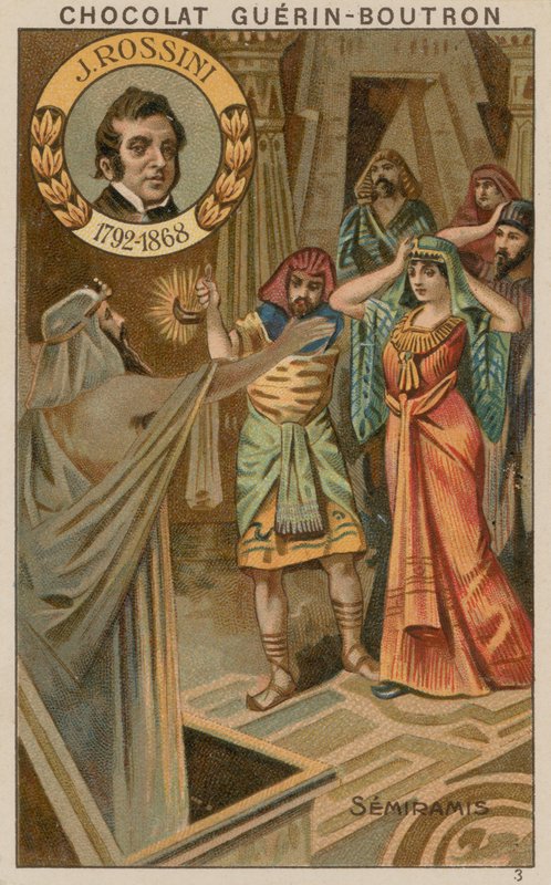J Rossini, Semiramis alkotó: French School