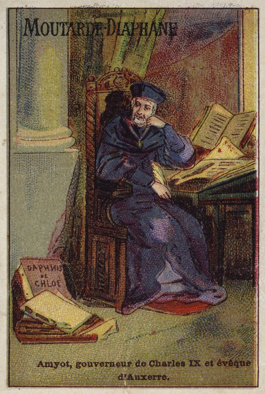 Jacques Amyot francia reneszánsz író és műfordító, Auxerre püspöke alkotó: French School