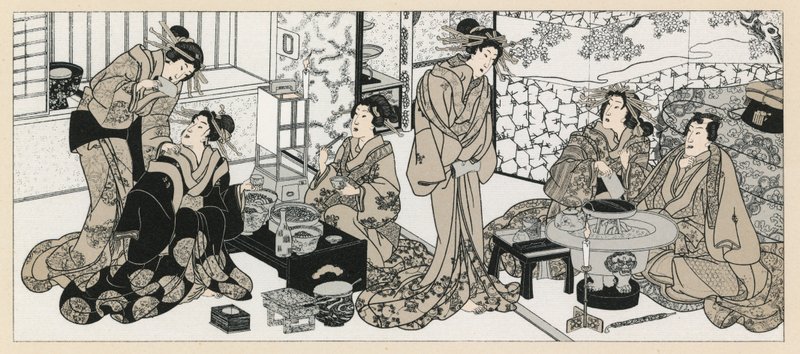 Japán jelmez alkotó: French School