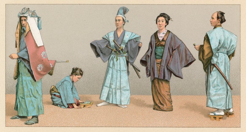 Japán jelmez alkotó: French School
