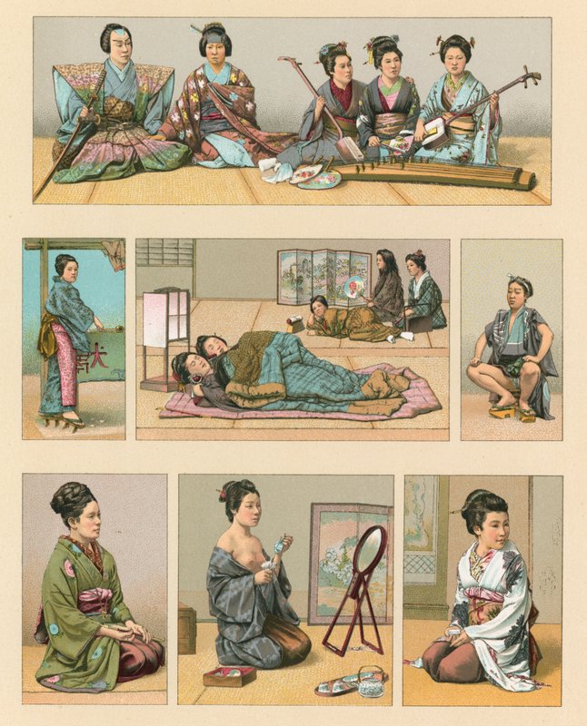 Japán jelmez alkotó: French School