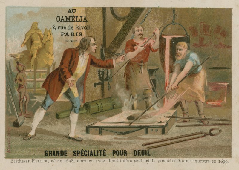 Jean-Balthazar Keller, svájci alapító alkotó: French School