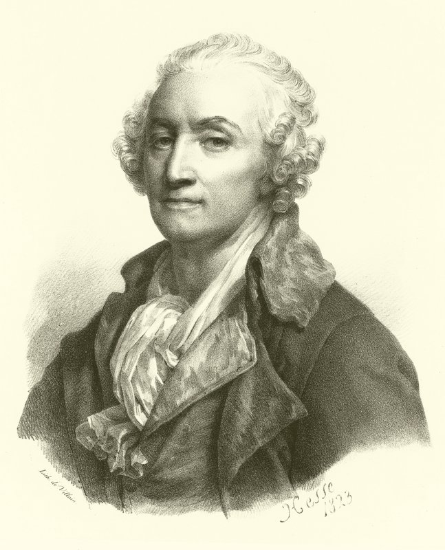 Jean-Baptiste Greuze, portré (metszet) alkotó: French School