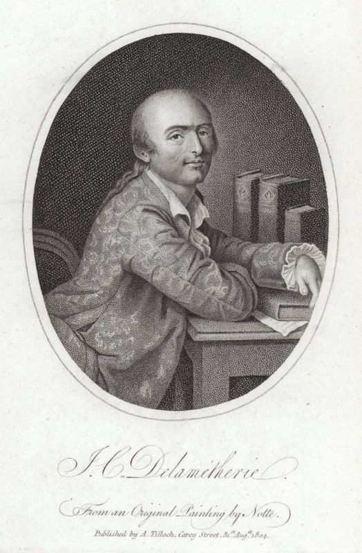 Jean-Claude Delametherie alkotó: French School