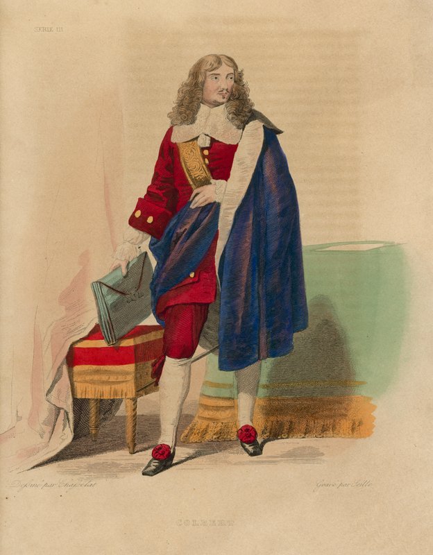 Jean Baptiste Colbert (színes metszet) alkotó: French School