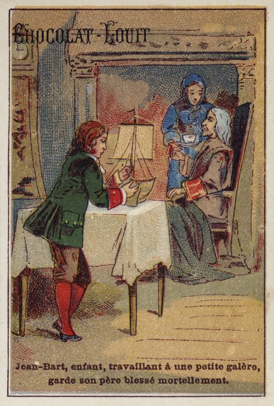 Jean Bart, a 17. századi francia haditengerészet parancsnoka és közlegény gyermekkorában alkotó: French School