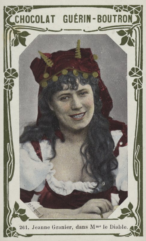 Jeanne Granier, Madame le Diable-ben (színes fotó) alkotó: French School