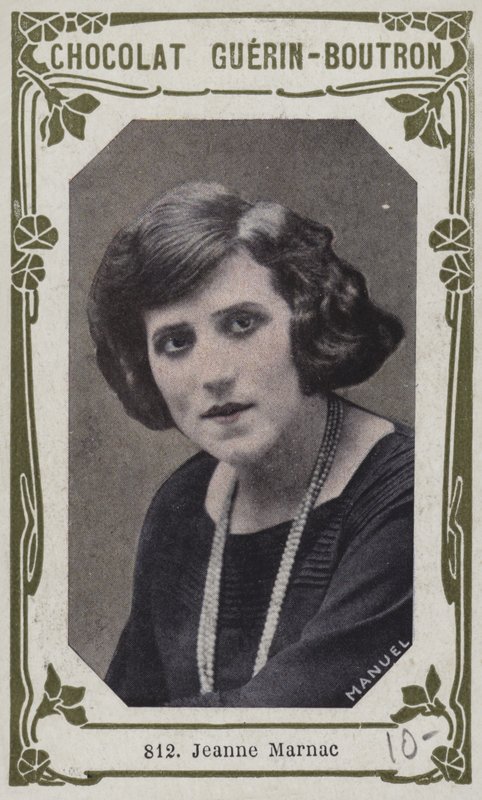 Jeanne Marnac (színes fotó) alkotó: French School