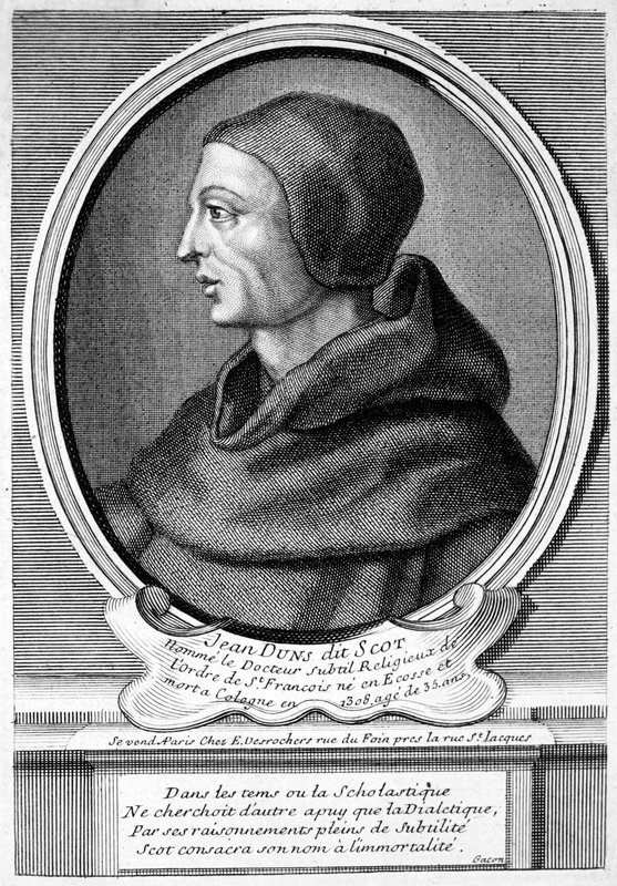 John Duns (Duns Scotus), skót katolikus pap, filozófus és teológus (metszet) alkotó: French School