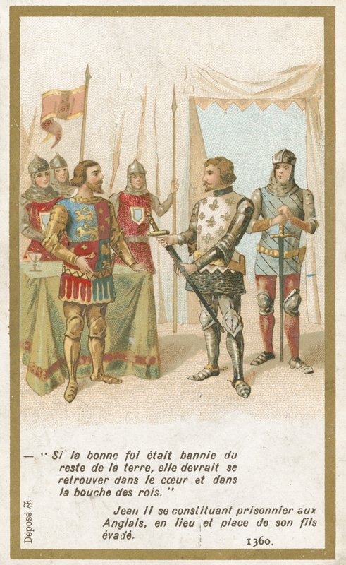 János, Franciaország királya, az angolok foglya, 1360 alkotó: French School