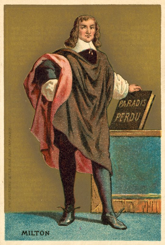 John Milton angol költő (chromolitho) alkotó: French School