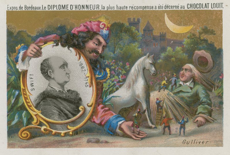 Jonathan Swift (1667-1745) (chromolitho) alkotó: French School