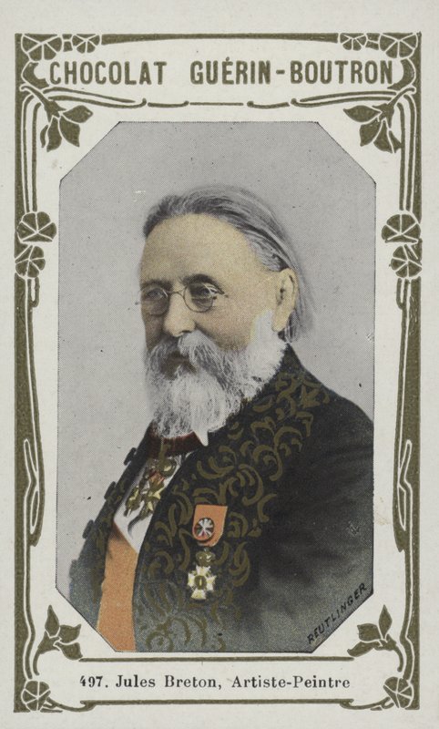 Jules Breton, festő (színes fotó) alkotó: French School