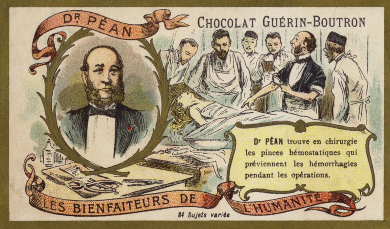 Jules Pean francia sebész (chromolitho) alkotó: French School