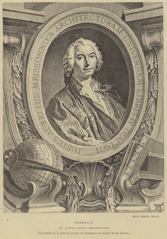 Juste-Aurele Meissonnier francia ötvös, művész, építész és bútortervező alkotó: French School