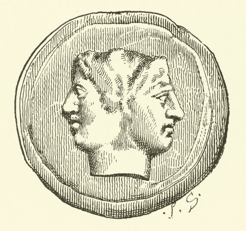 Janus király (metszet) alkotó: French School