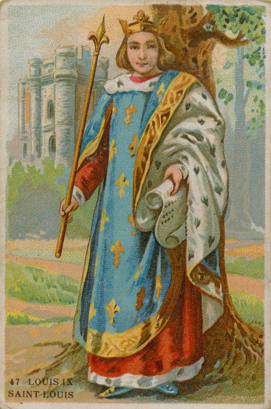 IX. Lajos király, Szent Lajos alkotó: French School
