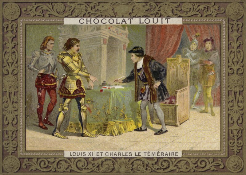 XI. Lajos francia király és Merész Károly, Burgundia hercege alkotó: French School