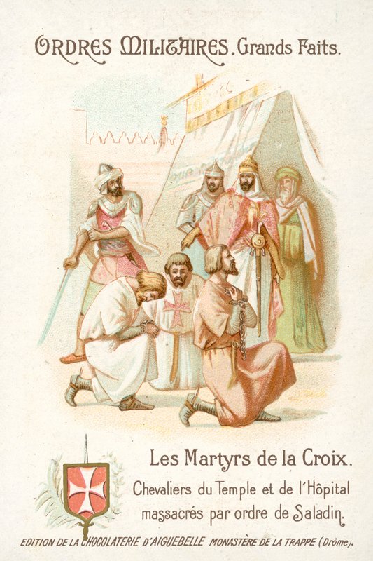 A templomos lovagok és a kórházi lovagok lemészárolása Szaladin parancsára alkotó: French School