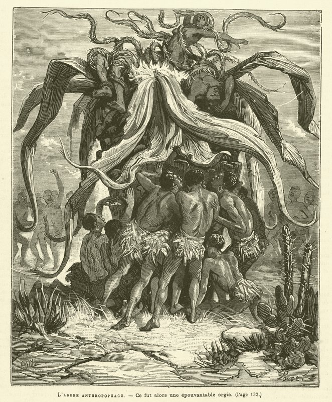 Az antropofág fa alkotó: French School