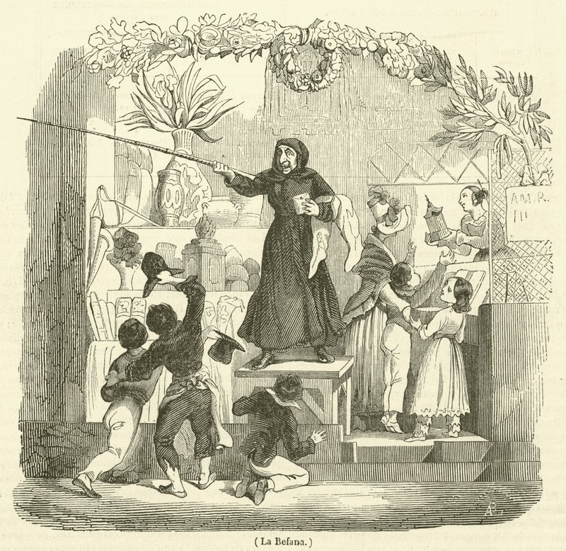 La Befana (metszet) alkotó: French School