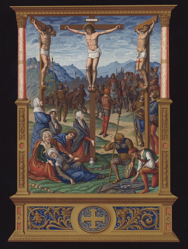La Calvaire, francia kézirat a 15. század végéről alkotó: French School