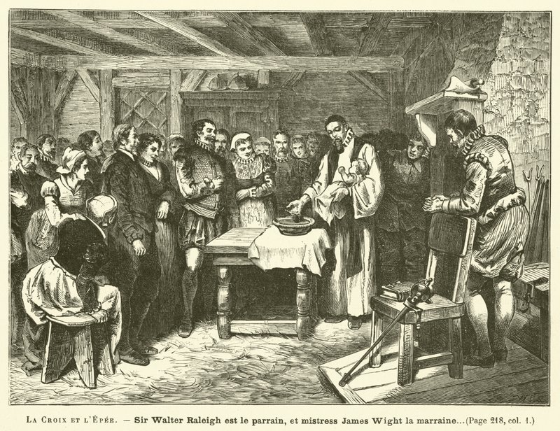 A kereszt és a kard (metszet) alkotó: French School
