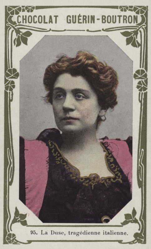 La Duse, olasz tragikus (színes fotó) alkotó: French School