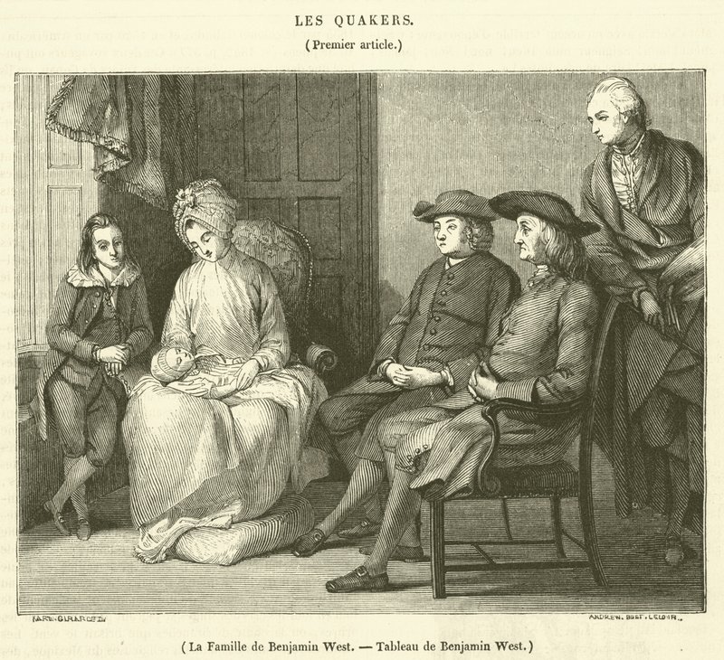 Benjamin West családja (metszet) alkotó: French School