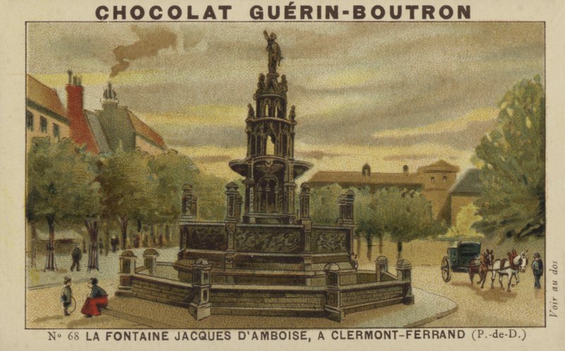 A Jacques dAmboise-kút, Clermont-Ferrand, Puy-de-Dome alkotó: French School