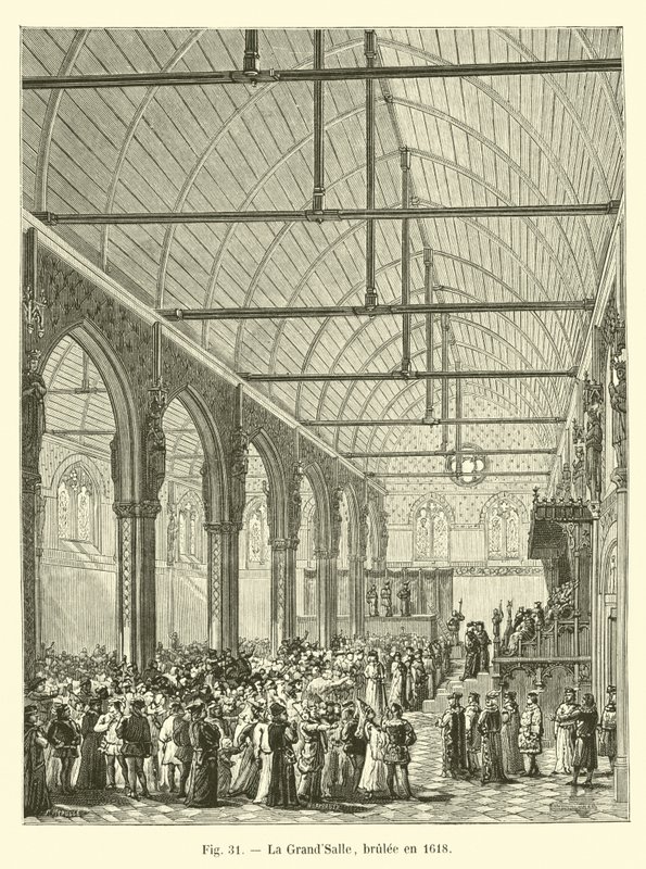 A GrandSalle 1618-ban leégett alkotó: French School