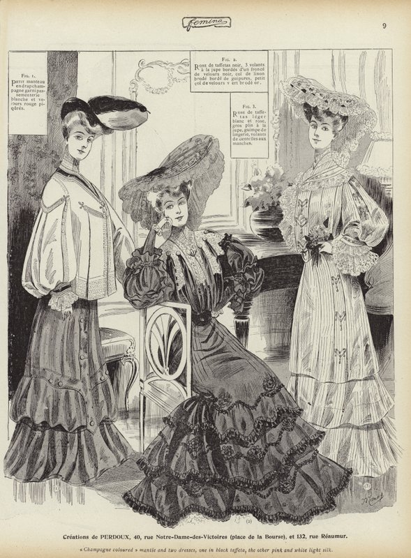 Femina divatja alkotó: French School