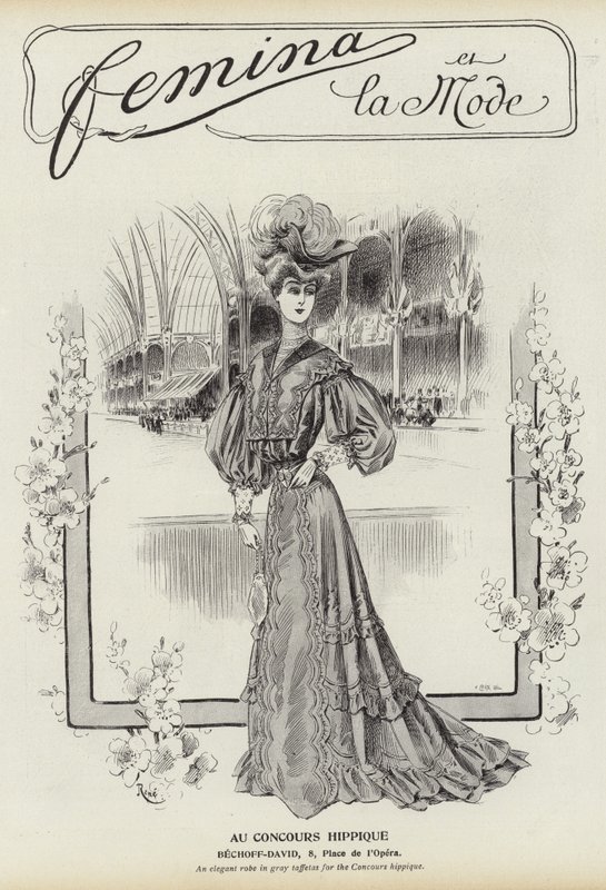 Femina divatja alkotó: French School