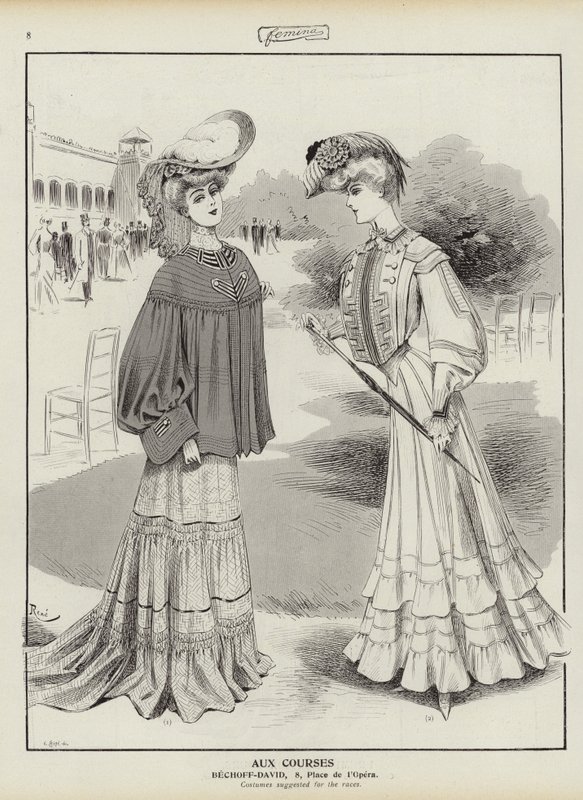Femina divatja alkotó: French School