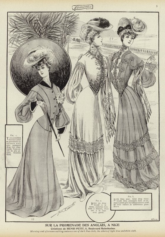 Femina divatja alkotó: French School