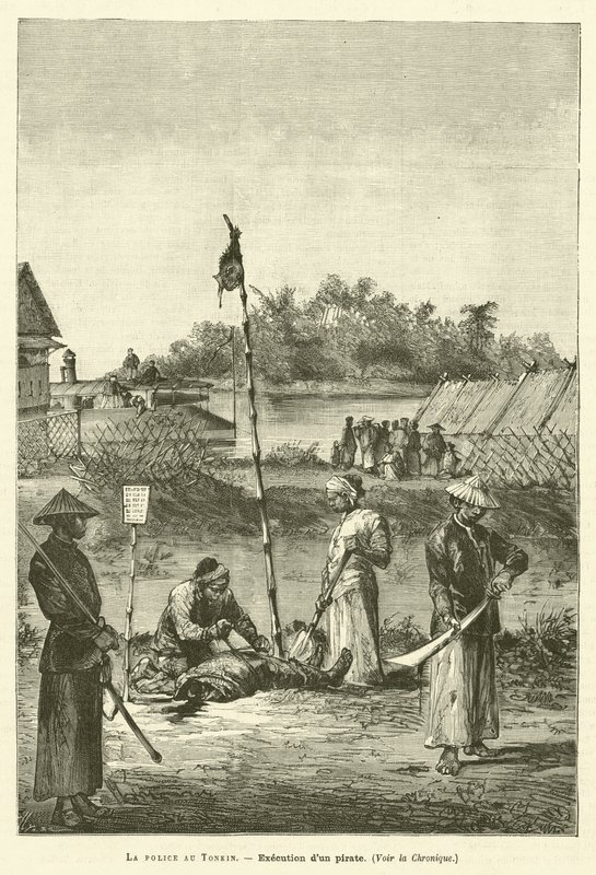 The Tonein Police (metszet) alkotó: French School