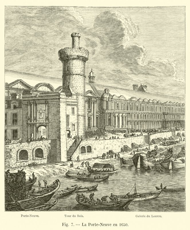 A Porte-Neuve 1650-ben alkotó: French School