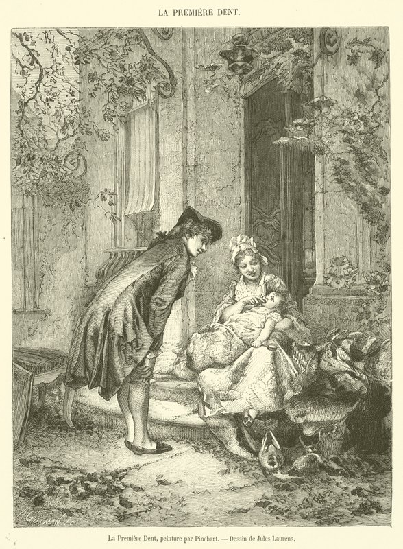 La Premiere Dent (metszet) alkotó: French School