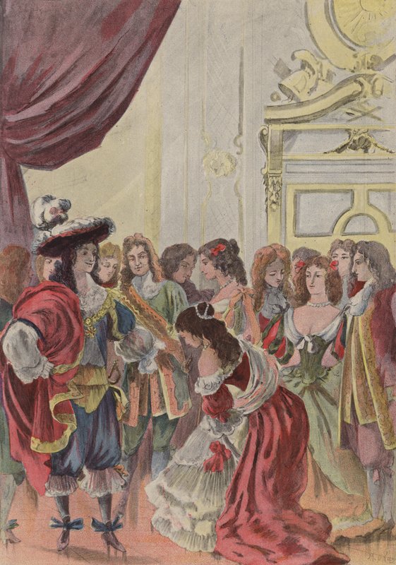 Előadás a Bíróság előtt alkotó: French School