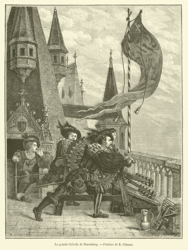 A nagy nürnbergi csörgő alkotó: French School