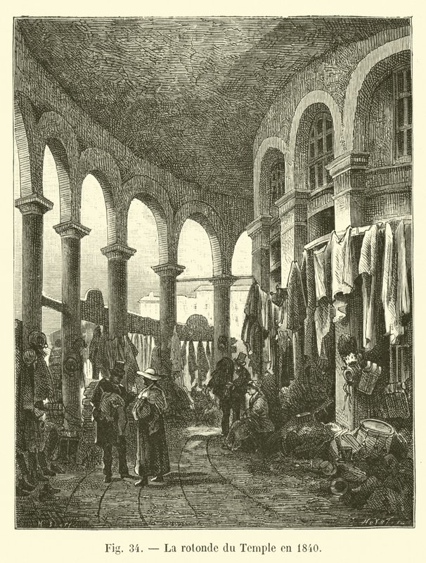 A Templom Rotundája 1840-ben alkotó: French School