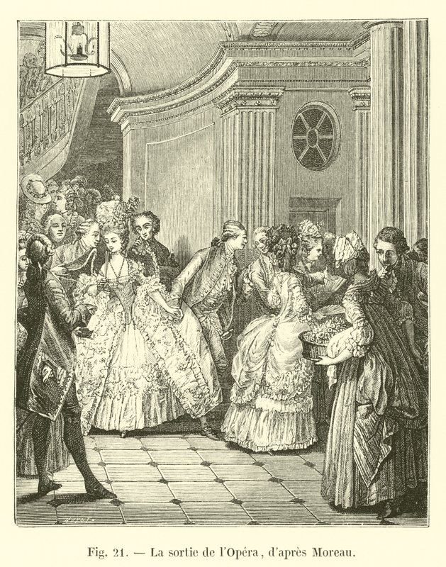Elhagyni az Operát, Moreau után alkotó: French School