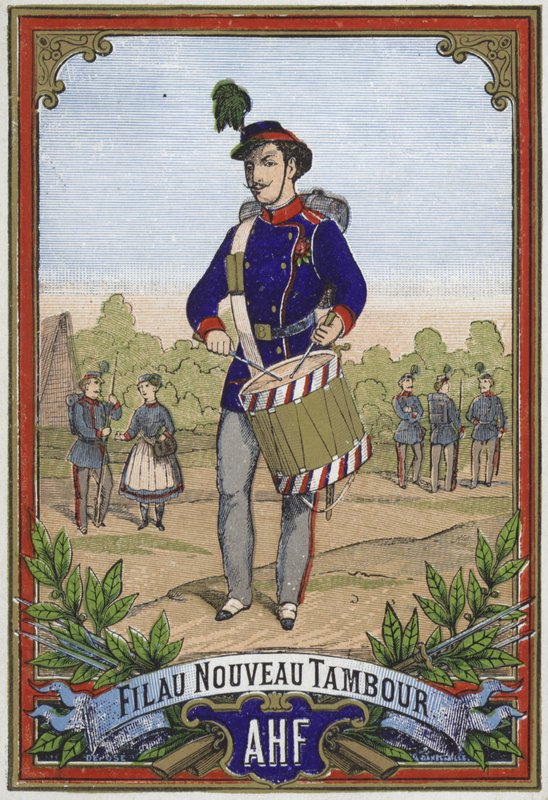 Dobosok szál címke alkotó: French School