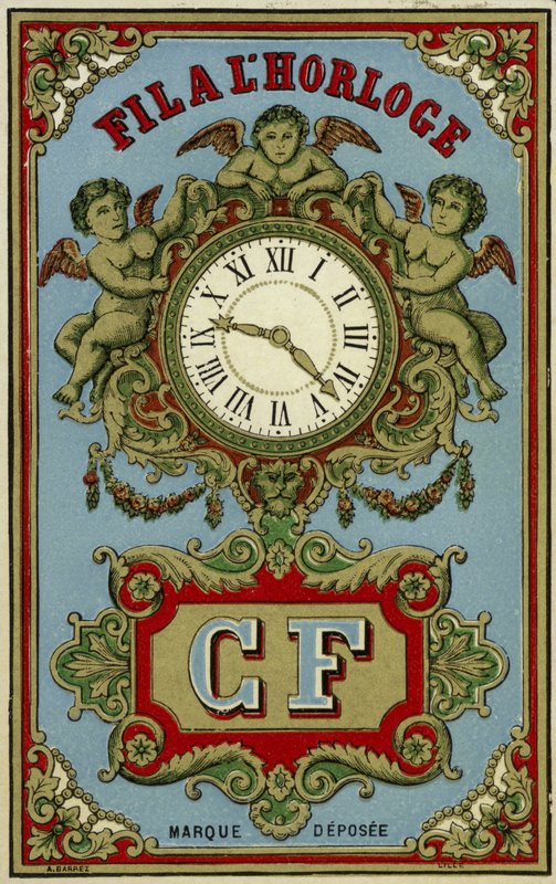Címke óraszálhoz alkotó: French School
