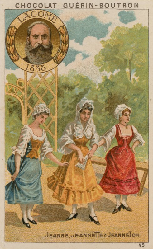 Lacome, Jeanne, Jeannette és Jeanneton alkotó: French School