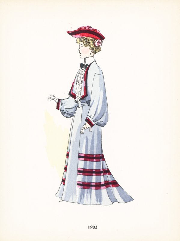 Női divat, 1903 alkotó: French School
