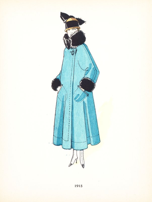 Női divat, 1915 alkotó: French School