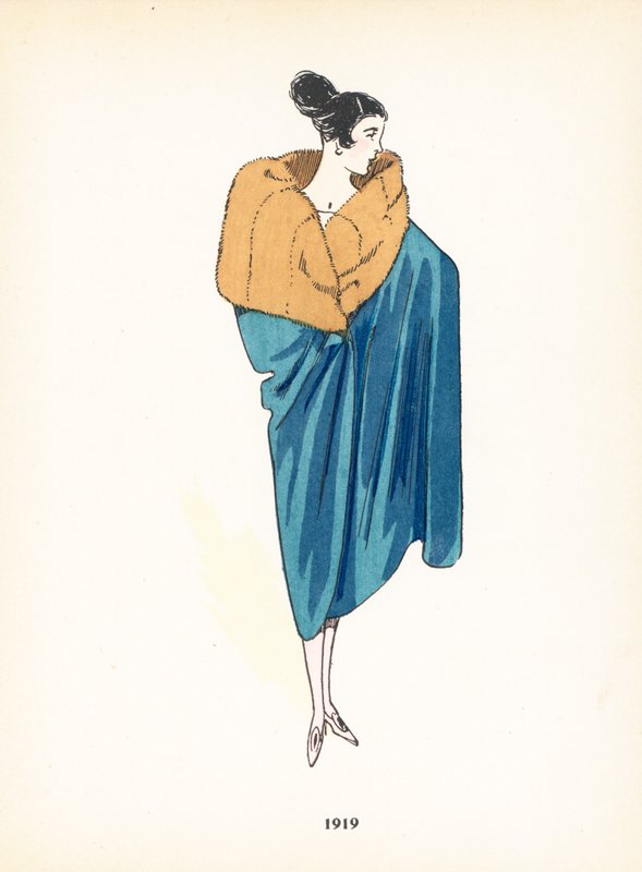 Női divat, 1919 alkotó: French School