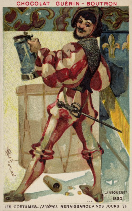 Landsknecht, 1530 alkotó: French School