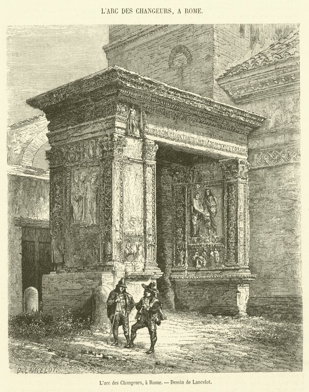 A Változók íve, Rómában (metszet) alkotó: French School
